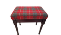 High Coffee Table Footstool in Scotland Tartan Fabric