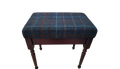 Elegant Harris Tweed Footstool | 100% Pure Wool High Coffee Table Upholstery